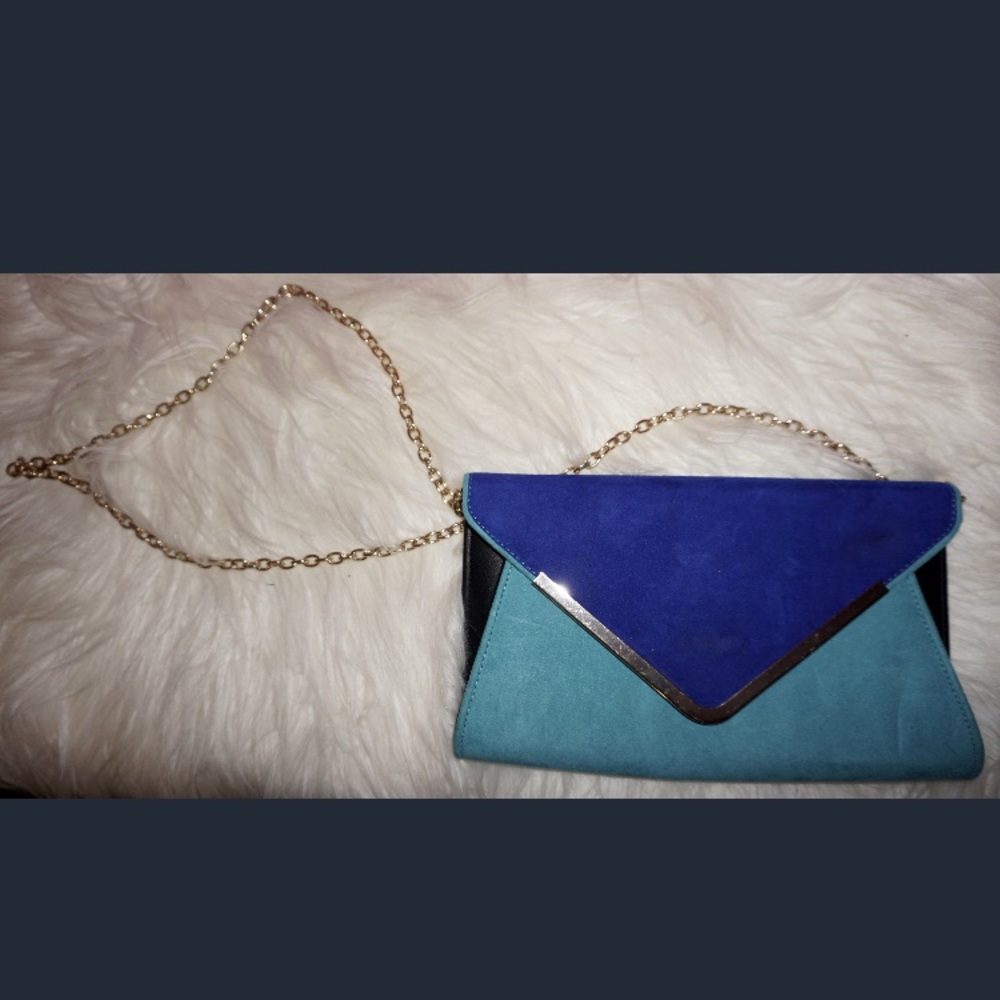 Color Block Clutch